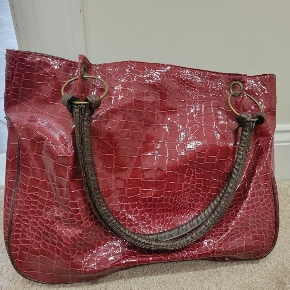 Vintage Hangbag with buttons and handle